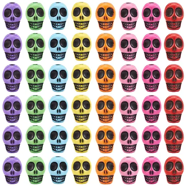 160Pcs Halloween Resin Beads