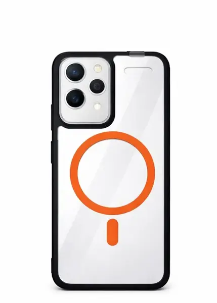 Magsafe clear obal, Xiaomi Redmi Note 13 Pro Plus 5G, oranžový