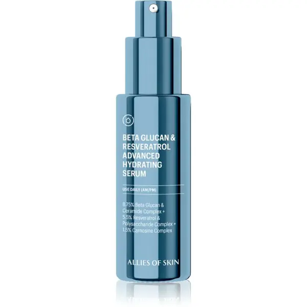 Allies of Skin Beta Glucan & Resveratrol Advanced Hydrating Serum intenzivně hydratační sérum 30 ml