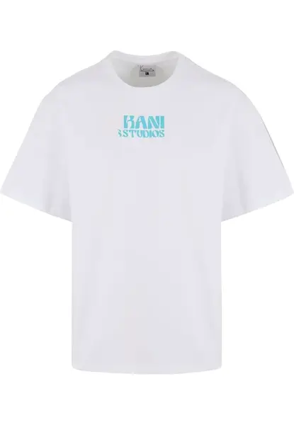 Karl Kani Tričko  modrá / biela