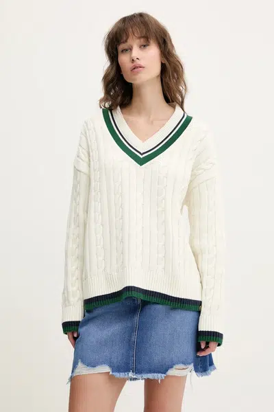 Svetr Superdry dámský, béžová barva, W6110668A-71D