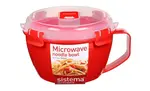 Sistema Microwave dóza na nudle a hranolky 940 ml červená