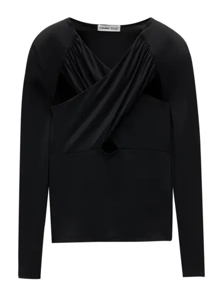 Pull&Bear Tričko  čierna