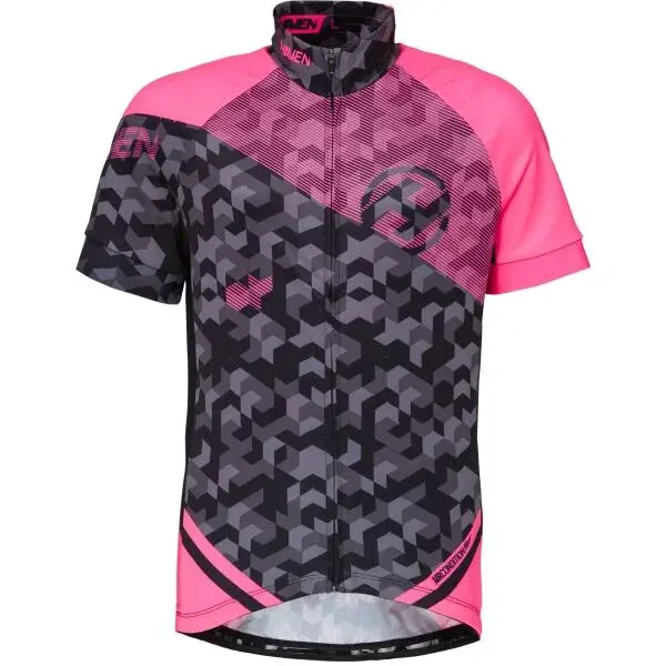 HAVEN SINGLETRAIL KID Detský cyklistický dres, čierna, veľkosť