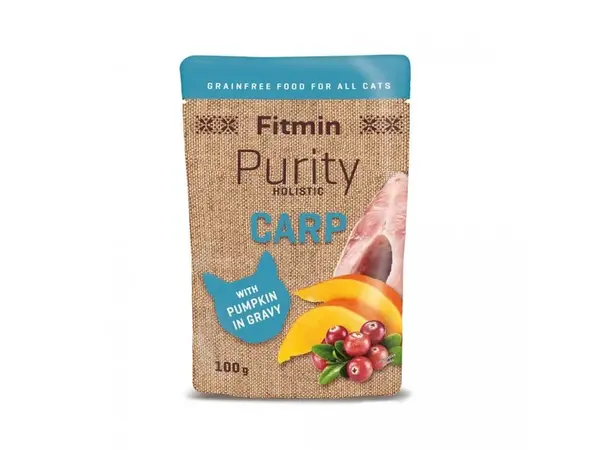 Fitmin Cat Purity kapsička Carp with pumpkin 100g | P59227