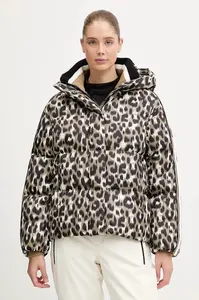 Páperová lyžiarska bunda Fusalp Ada Leopard
