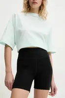 Kraťasy By Malene Birger SIOLA dámské, černá barva, hladké, high waist, 102371