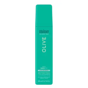 Minetan Samoopalovací pěna pro velmi tmavé opálení Original Olive (Self Tan Foam) 200 ml