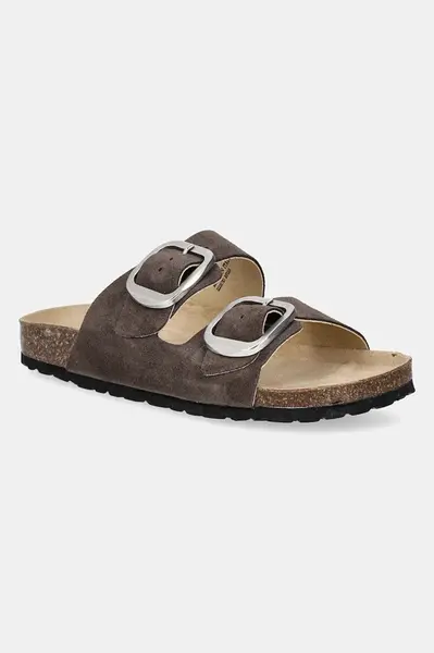 Semišové pantofle Bianco BIAMIAMI