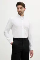Košile BOSS pánská, bílá barva, regular, s límečkem button-down, 50539917