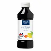 Akrylová barva Lefranc Education 500ml – 536 Black