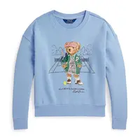 Mikina Polo Ralph Lauren modrá barva, s potiskem, 313971127001