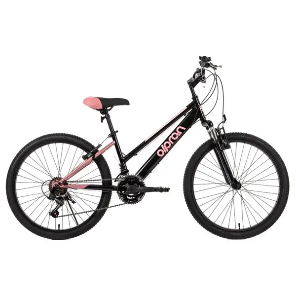 Odlehčené juniorské kolo Olpran Formica ALU 24" - model 2026 15" (135-155 cm) černá/růžová