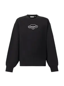 Carhartt WIP Mikina  čierna / biela