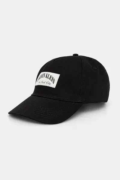 Calvin Klein baseballová čepice bavlněná