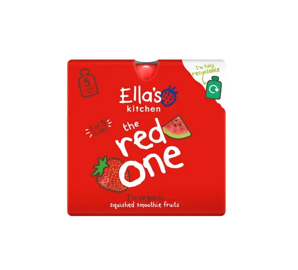 Ellas Kitchen BIO Ovocné pyré Red One Jahoda kapsičky 5x90 g
