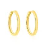 Agato Pozlacené kruhové náušnice AGT-E251K-GOLD