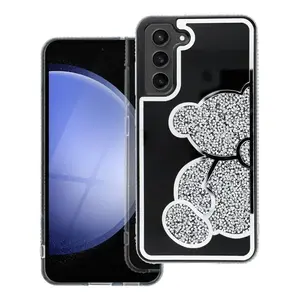 Case for Samsung A17 Teddy Bear silver