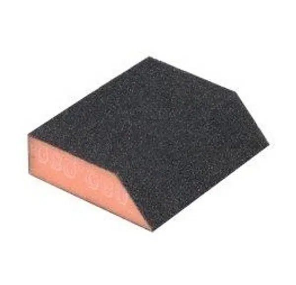 MAGG Brusná houbička zkosená 58/83 x 100 x 25 mm, zrnitost 180 Zrnitost: 100