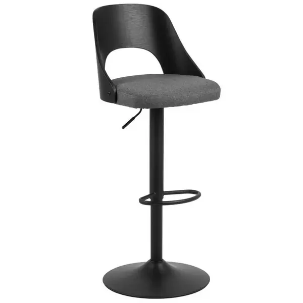 P & B BAROVÁ ŽIDLE, tmavě šedá