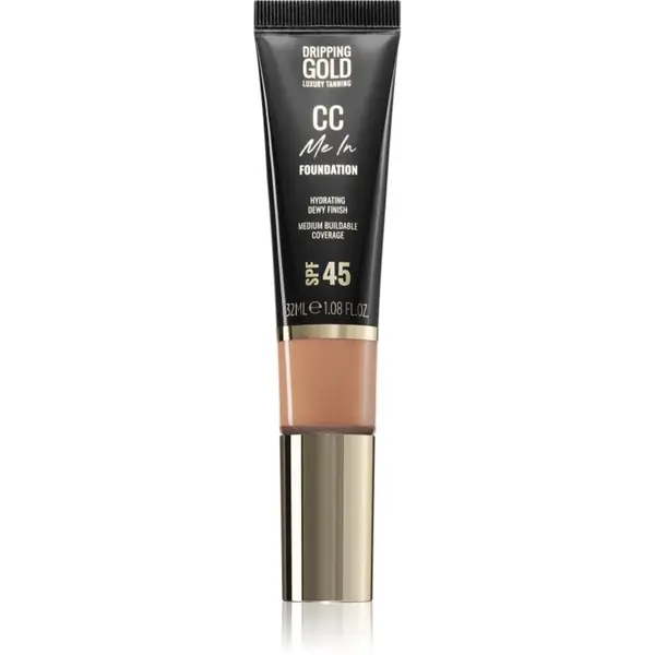 Dripping Gold CC Me In ľahký make-up SPF 45 odtieň Tawny 5.5 32 ml