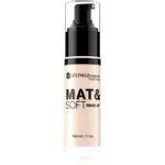 Bell Hypoallergenic Mat&Soft ľahký zmatňujúci make-up odtieň 00 Alabaster 30 ml