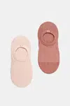 Ponožky Calvin Klein 2-pack dámské, oranžová barva, 701232644