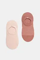 Ponožky Calvin Klein 2-pack dámské, oranžová barva, 701232644