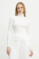 Svetr MAX&Co. dámský, béžová barva, lehký, s golfem, 2518361054200