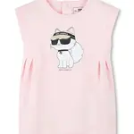 Dětské bavlněné šaty Karl Lagerfeld