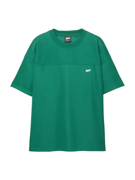 Pull&Bear Tričko 'STWD'  zelená / biela