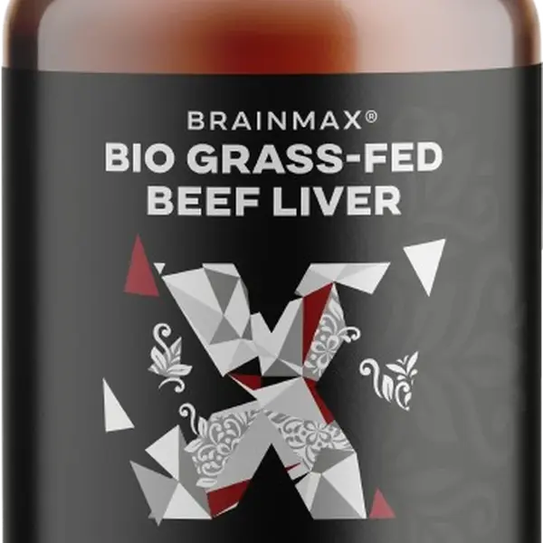 BRAINMAX Grass-Fed Beef liver, hovězí játra 240 kapslí