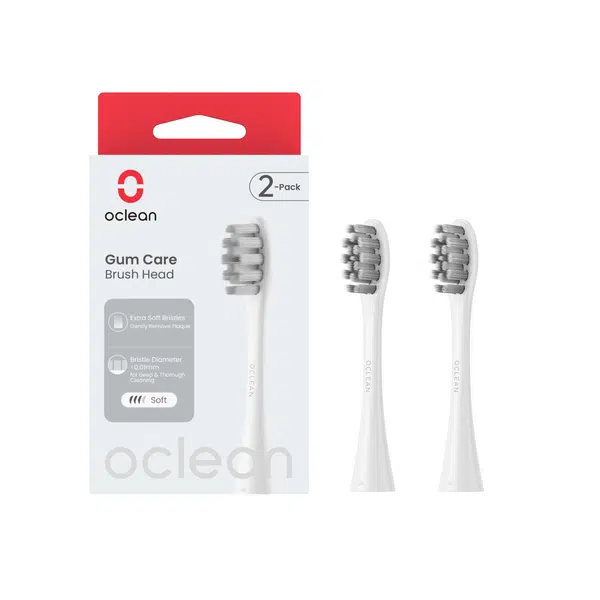 OCLEAN náhradní hlavice Gum Care Extra Soft, P1S12 W02 bílé 2 ks