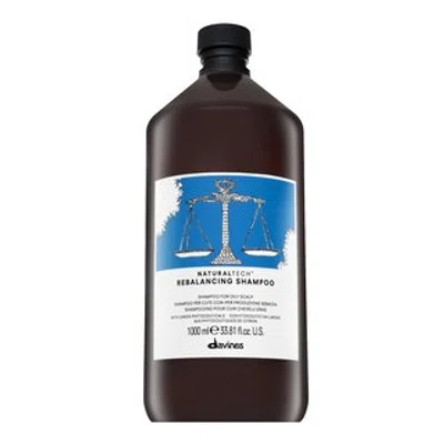 Davines Natural Tech Rebalancing Shampoo čisticí šampon pro mastnou pokožku hlavy 1000 ml