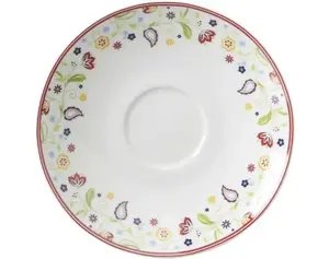 Podšálek Shanti Doppio 16 cm, barevné květiny