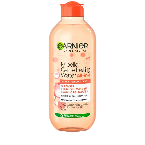 GARNIER Micelární voda s peelingovým efektem all-in-one 400 ml