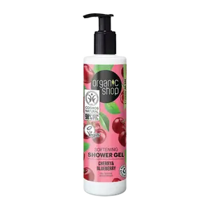 ORGANIC SHOP Zjemňující sprchový gel Třešeň a borůvka 280 ml
