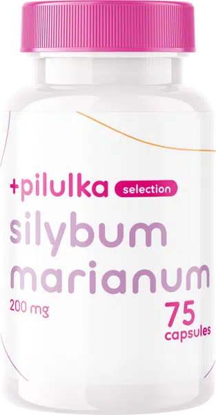PILULKA SELECTION Silymarin (ostropestřec mariánský) 200 mg 75 kapslí