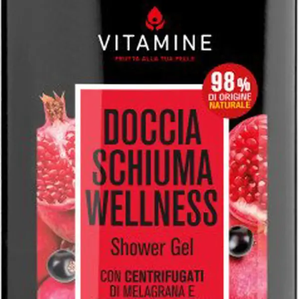 ERBORISTICA Vitamine Wellness sprchový gel granátové jablko a černý rybíz 400 ml
