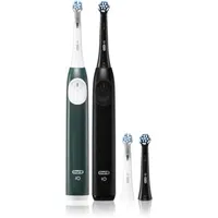 Oral B iO2 elektrický zubní kartáček DUO BALENÍ Matt Black & Forest Green 1 ks