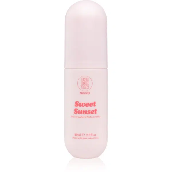 The Fox Tan Everywhere Parfume Mist Sweet Sunset parfémovaný tělový sprej pro ženy 80 ml