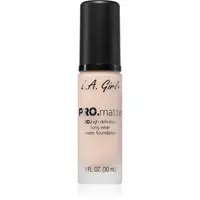 L.A. Girl Cosmetics PRO. Matte HD dlouhotrvající make-up s matným efektem odstín Ivory 30 ml