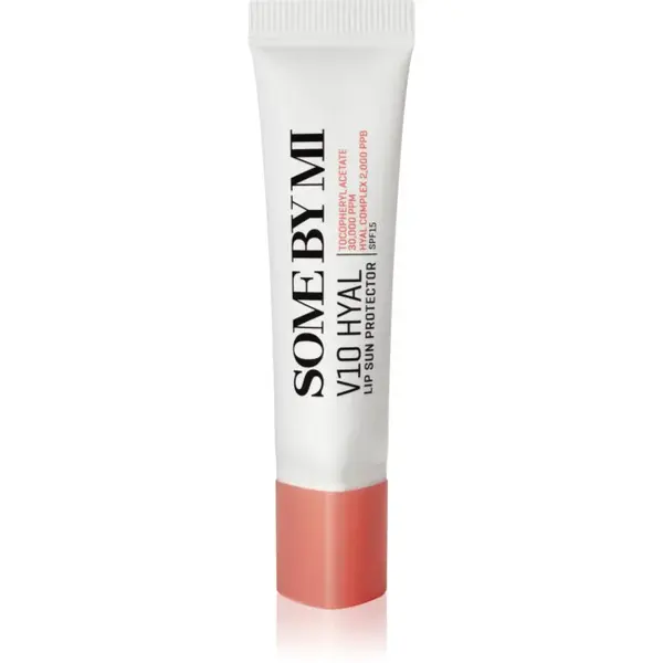 Some By Mi V10 Hyal Lip Protector ochranný balzám na rty SPF 15 odstín Rosy 7 ml
