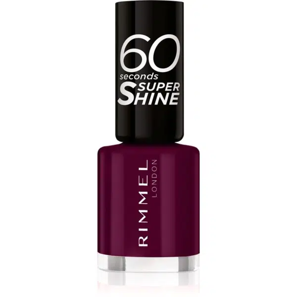 Rimmel 60 Seconds Super Shine lak na nehty odstín 712 Berry Pop 8 ml
