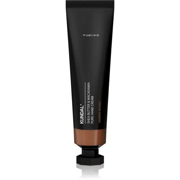 KUNDAL Shea Butter & Macadamia Jasmine Woody hydratační krém na ruce s vyživujícím účinkem 50 ml