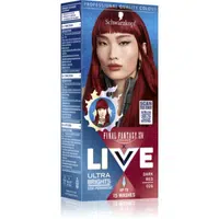 Schwarzkopf LIVE Ultra Brights or Pastel semipermanentní barva na vlasy odstín 026 Dark Red 1 ks