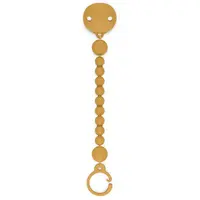 Suavinex Colour Essence Dummy Clip klip na dudlík Bright Mustard 1 ks