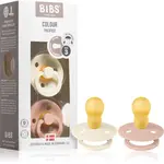BIBS Colour Symmetrical 18+ months dudlík Ivory / Blush 2 ks