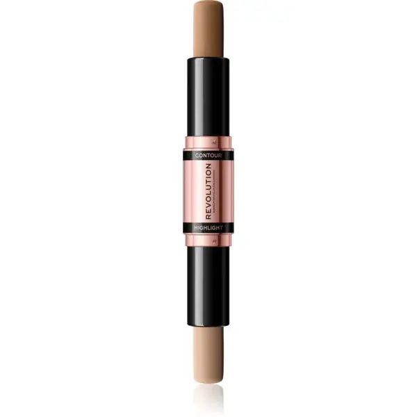 Makeup Revolution Fast Base oboustranná konturovací tyčinka odstín Light 2x4.3 g
