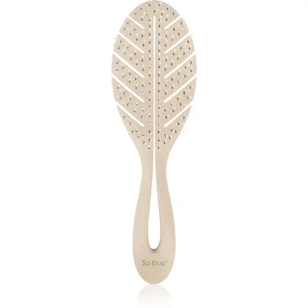 So Eco Biodegradable Detangling Leaf Brush kompostovatelný kartáč na mokré vlasy 1 ks
